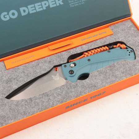 Нож Benchmade Adira, MagnaCut, Depth Blue Grivory Handle, 18060, (Water Collection)