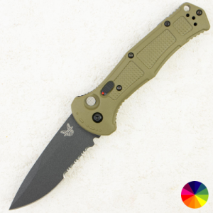 Нож Benchmade Claymore Combo, D2, Grivory Green, 9070SBK-1 Нож Benchmade Claymore Combo, D2, Grivory Green, 9070SBK-1