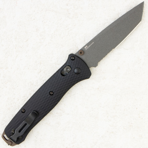 Нож Benchmade Bailout Combo, M4, 6061-T6 Aluminum Black, 537SGY-03 Нож Benchmade Bailout Combo, M4, 6061-T6 Aluminum Black, 537SGY-03
