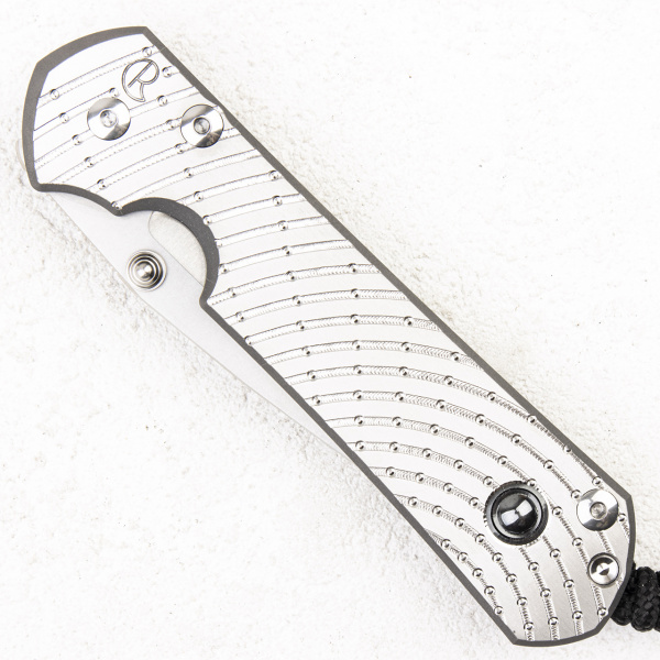 Нож Chris Reeve Large Sebenza 31 Unique Graphic, S45VN, Titanium/Cabochon Hematite - складной туристические ножи из стали