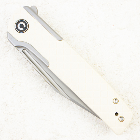 CIVIVI Cachet Flipper, 14C28N, White G10 / Steel, C20041B-2