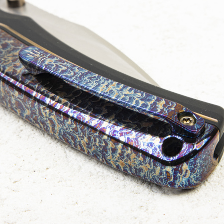Нож WE Knife Ziffius, CPM 20CV, Titanium/Flamed Titanium. LIMITED EDITION Нож WE Knife Ziffius, CPM 20CV, Titanium/Flamed Titanium. LIMITED EDITION - купить в интернет-магазине Blademan