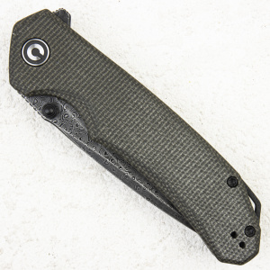 Нож CIVIVI Brazen, Damascus, Micarta Dark Green - складной туристические ножи из стали Нож CIVIVI Brazen, Damascus, Micarta Dark Green - складной туристические ножи из стали