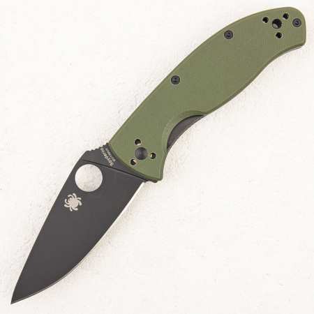 Нож Spyderco Tenacious, 122GPBGR, Black Blade, Green