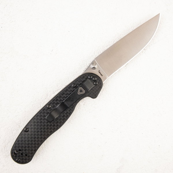 Нож Ontario Rat 2, AUS-8, Satin, Black Carbon, 8836
