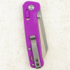 Нож QSP Penguin V2 Glyde Lock, Stonewash-Satin, 14C28N, FRN Purple Handle, QS130GL-E1 Нож QSP Penguin V2 Glyde Lock, Stonewash-Satin, 14C28N, FRN Purple Handle, QS130GL-E1
