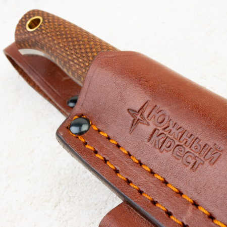 Нож Южный Крест Термит, VG10, Конвекс, Микарта Койот, Насечка