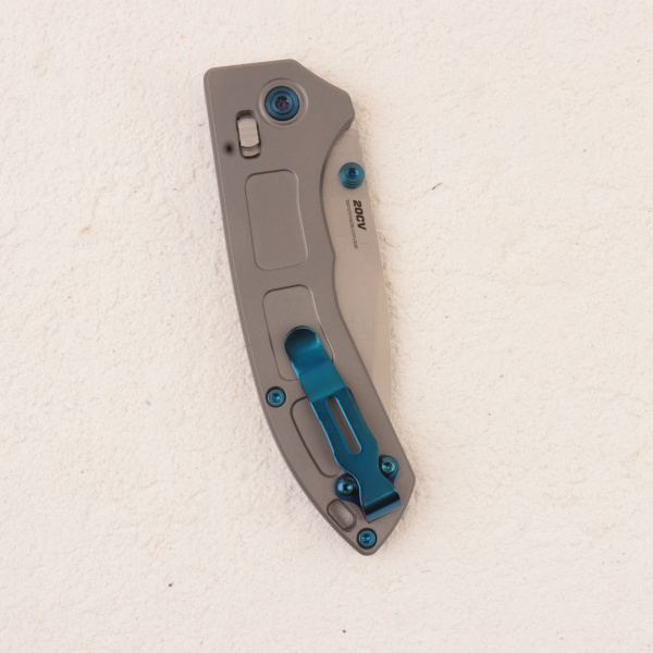 Нож Benchmade Mini Narrows, 20CV, Gray Titanium Handle, 743