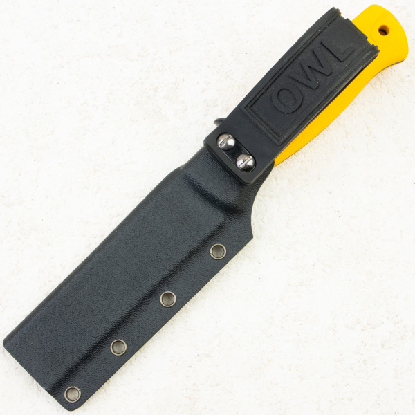 Нож OWL Hoot F, N690 Cryo, G10 Yellow, Kydex