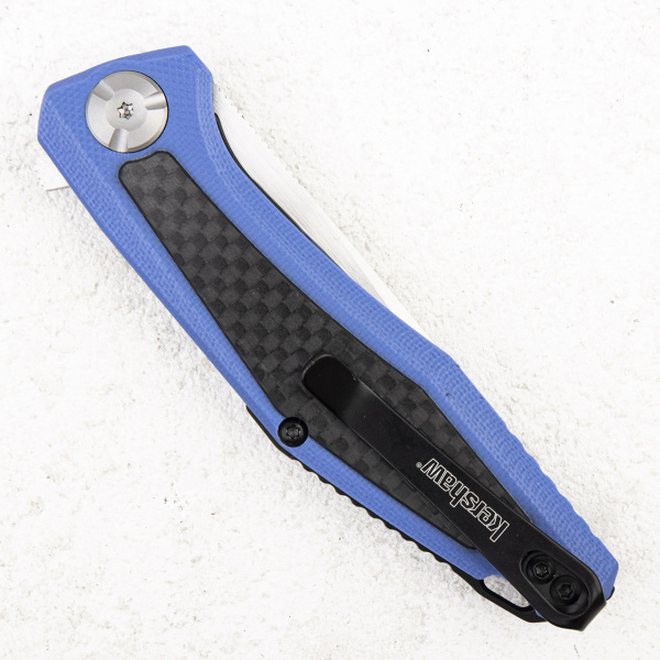 Нож Kershaw Atmos, 8Cr13MoV, G10/Carbon Blue, 4037BLU