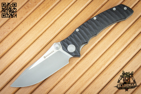Нож Maxace Sandstorm-K, Satin/Stonewashed Bohler K110, G10 Black - купить в интернет-магазине Blademan
