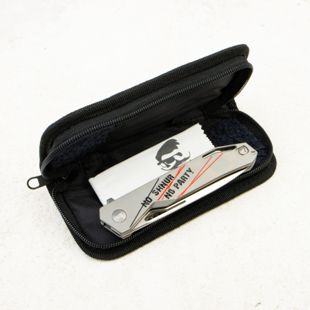 Mr.Blade Keeper NO SHNUR NO PARTY, M390, Titanium Metallic Mr.Blade Keeper NO SHNUR NO PARTY, M390, Titanium Metallic
