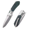 Нож Remette Meteor, M390, Titanium/Carbon Green Handle, RTPT-C