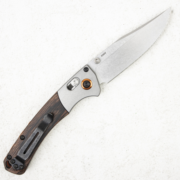 Нож Benchmade Mini Crooked River, 15085-2, CPM-S30V, Wood