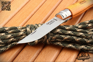 Нож Opinel №6, Углеродистая сталь, Бук, Блистер - складной туристические ножи из стали