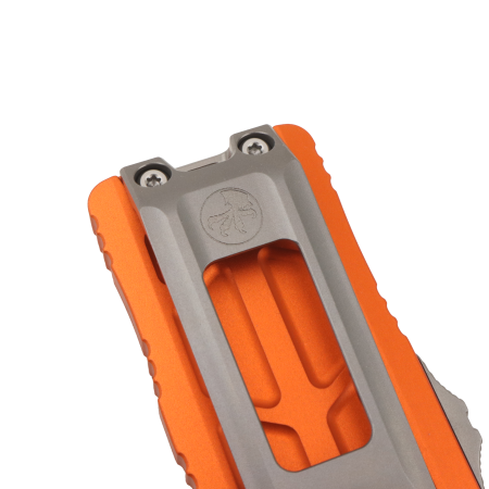 Нож Microtech Exocet II (Double Edge), Stonewash, M390, Aluminum Orange, 1157-10 OR
