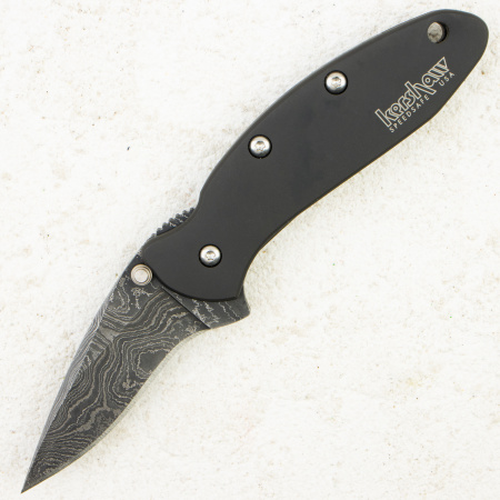 Нож Kershaw Chive, 420HC, Damascus,  Aluminum Black, 1600DAMBK Нож Kershaw Chive, 420HC, Damascus,  Aluminum Black, 1600DAMBK