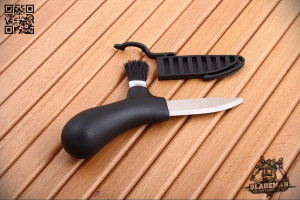 Нож Morakniv Karl-Johan для грибов, Чёрный - купить в интернет-магазине Blademan