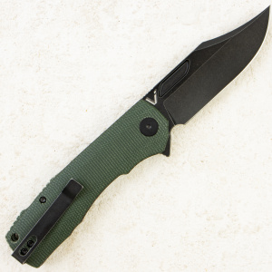 Нож Petrified Fish Victor, К110, Black Stonewashed, Micarta Green Handle, PFP03GRMW Нож Petrified Fish Victor, К110, Black Stonewashed, Micarta Green Handle, PFP03GRMW
