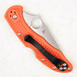 Нож Spyderco Delica 4, VG-10, FRN Orange, C11FPOR Нож Spyderco Delica 4, VG-10, FRN Orange, C11FPOR