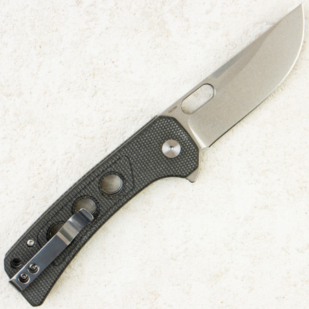 Нож QSP Unicorn, Stonewashed 14C28N, Micarta Dark Brown, QS156-A1 Нож QSP Unicorn, Stonewashed 14C28N, Micarta Dark Brown, QS156-A1