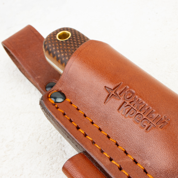 Нож Южный Крест Кефарт, Elmax, Convex, Micarta, Насечка, 244