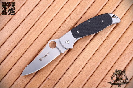 Нож Ganzo G7372-BK, Чёрный, Stonewashed - купить в интернет-магазине Blademan