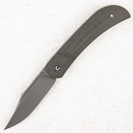 Нож CIVIVI Appalachian Drifter, S35VN Gray, Micarta Dark Green