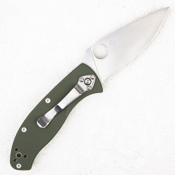 Нож Spyderco Tenacious, 122GPGR, 8Cr13MoV, G10 Green - складной туристические ножи из стали