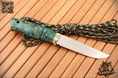 Южный Крест - Сапсан, Карельская береза Малахит, M390 - купить в интернет-магазине Blademan