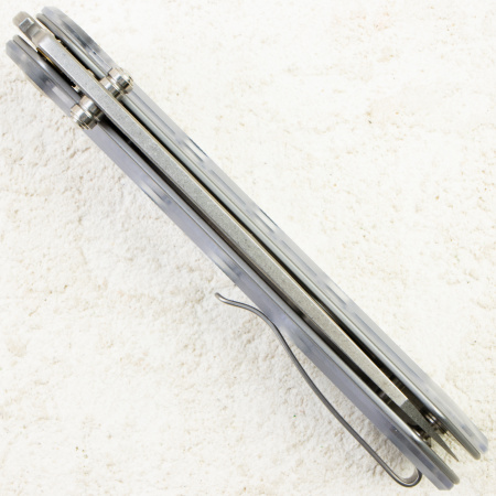 Нож CIVIVI Vision FG with Thumb Stud, Satin Nitro-V, Polished Clear Lexan Handle, C22036-7 Нож CIVIVI Vision FG with Thumb Stud, Satin Nitro-V, Polished Clear Lexan Handle, C22036-7
