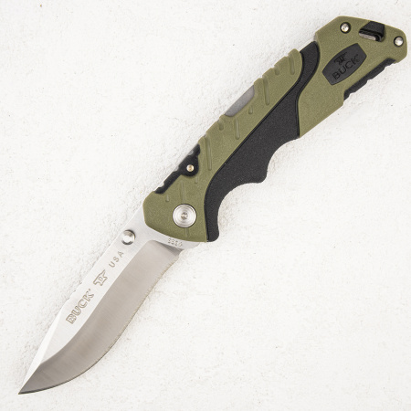 Нож Buck 659 Pursuit, GFN/Versaflex Black/Green