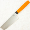 Нож мини Накири OWL NA110 F, N690 Cryo, G10 Orange Handle