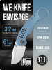 Нож WE Knife Envisage, CPM 20CV, Titanium Blue Нож WE Knife Envisage, CPM 20CV, Titanium Blue