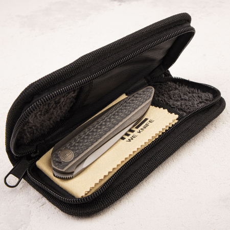 Нож WE Knife Black Void Opus, 20CV, 6AL4V Titanium/Carbon Fiber - купить в интернет-магазине Blademan