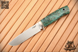 Южный Крест - Чинук, Карельская береза Малахит, M390 - купить в интернет-магазине Blademan