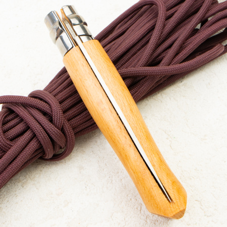 Нож Opinel №8 Trekking, XC90, Beech Wood, Кожаный чехол, 1089