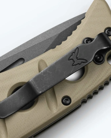 Нож Benchmade Auto Adamas, CruWear, Desert Tan G10 Handle, 2750GY-3