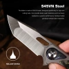 Нож Remette Saker Falcon, CPM S45VN, Titanium/Carbon Black/Yellow Handle, ASTP-2 Нож Remette Saker Falcon, CPM S45VN, Titanium/Carbon Black/Yellow Handle, ASTP-2