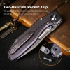 Нож Remette TwoFace, M390, Titanium Purple Handle, DSTF-B