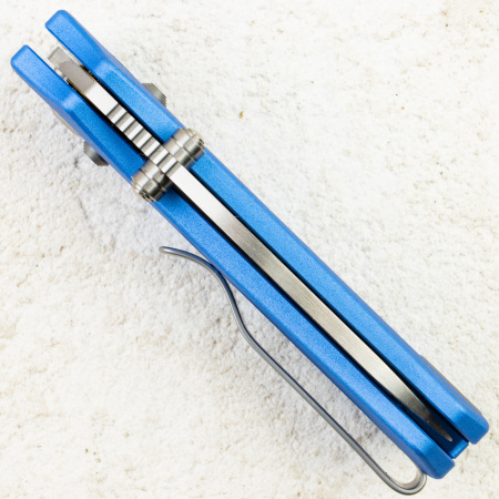 Нож CIVIVI Baby Banter 2, Satin Nitro-V, Aluminum Blue Handle, C23074-1