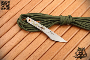 N.C. Custom Koi Bead Blasted, AUS 8, Gray Kydex - купить в интернет-магазине Blademan