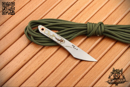 N.C. Custom Koi Bead Blasted, AUS 8, Gray Kydex - купить в интернет-магазине Blademan