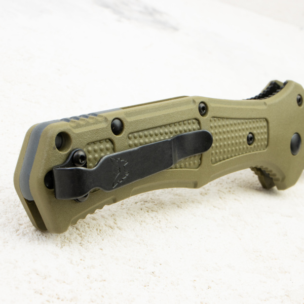 Нож Benchmade Claymore Tanto, D2, Grivory Green, 9071BK-1