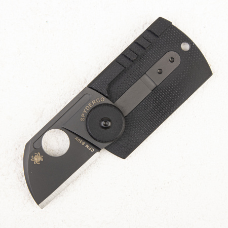 Нож Spyderco Dog Tag, CPM S30V, Carbon Fiber/ G10 Laminate Black, C188CFBBKP Нож Spyderco Dog Tag, CPM S30V, Carbon Fiber/ G10 Laminate Black, C188CFBBKP