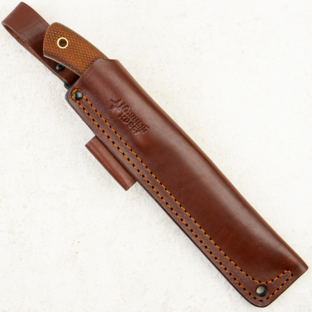 Нож Южный Крест Praiter, Convex, VG-10, Micarta Coyote, Насечка