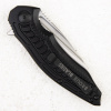 Нож Brous Blades Bionic Flipper, D2 Stonewashed, Aluminium Black, BRB53