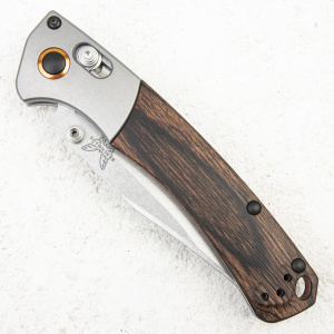 Нож Benchmade Mini Crooked River, 15085-2, CPM-S30V, Wood - складной туристические ножи из стали Нож Benchmade Mini Crooked River, 15085-2, CPM-S30V, Wood - складной туристические ножи из стали