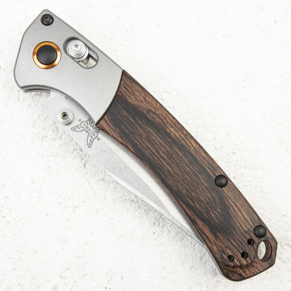 Нож Benchmade Mini Crooked River, 15085-2, CPM-S30V, Wood