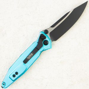Нож Microtech Socom Elite, DLC Black, M390, Aluminum Blue, 160-1 TQ Нож Microtech Socom Elite, DLC Black, M390, Aluminum Blue, 160-1 TQ